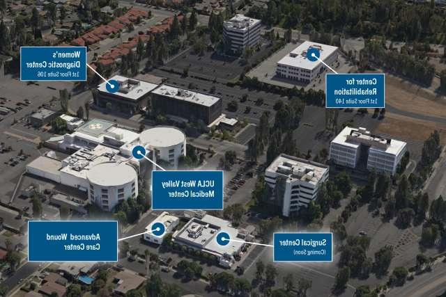 皇冠hga025大学洛杉矶分校西谷医疗中心照片地图